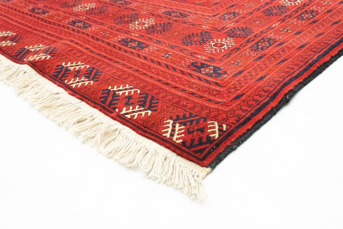 Afghan Rug - Bukhara - 288 x 202 cm - dark red