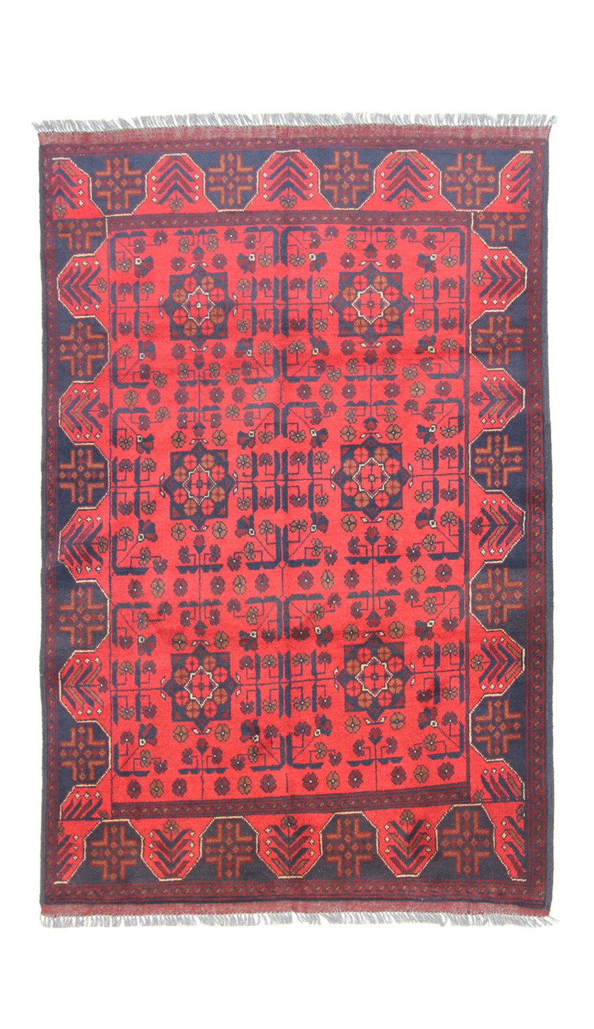 Afghan Rug - Kunduz - 191 x 121 cm - dark blue