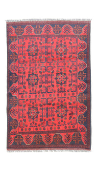 Afghan Rug - Kunduz - 191 x 121 cm - dark blue