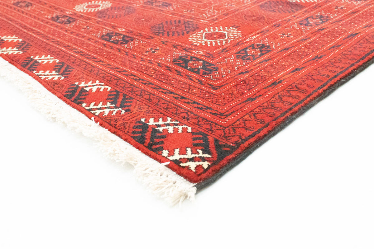 Afghan Rug - Bukhara - 294 x 203 cm - dark red