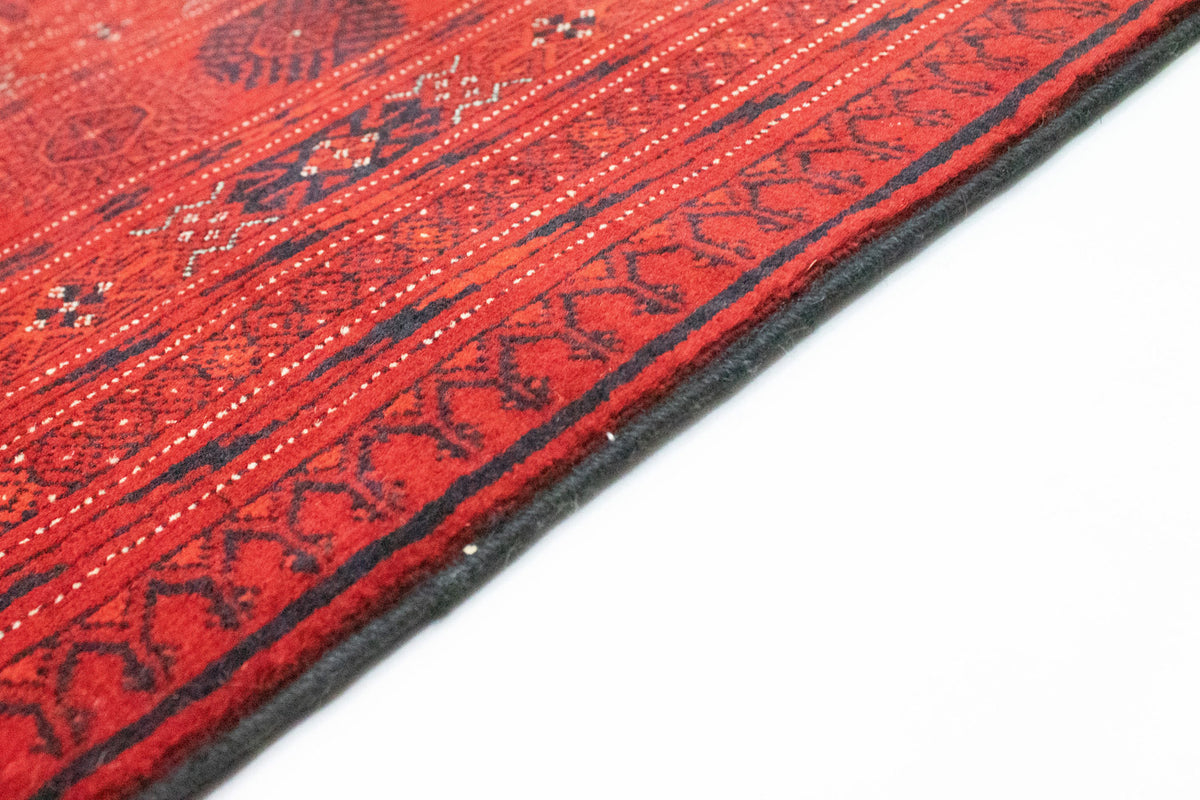 Afghan Rug - Bukhara - 294 x 203 cm - dark red