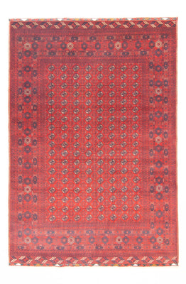 Afghan Rug - Bukhara - 294 x 200 cm - dark red