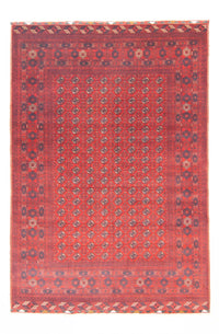 Afghan Rug - Bukhara - 294 x 200 cm - dark red