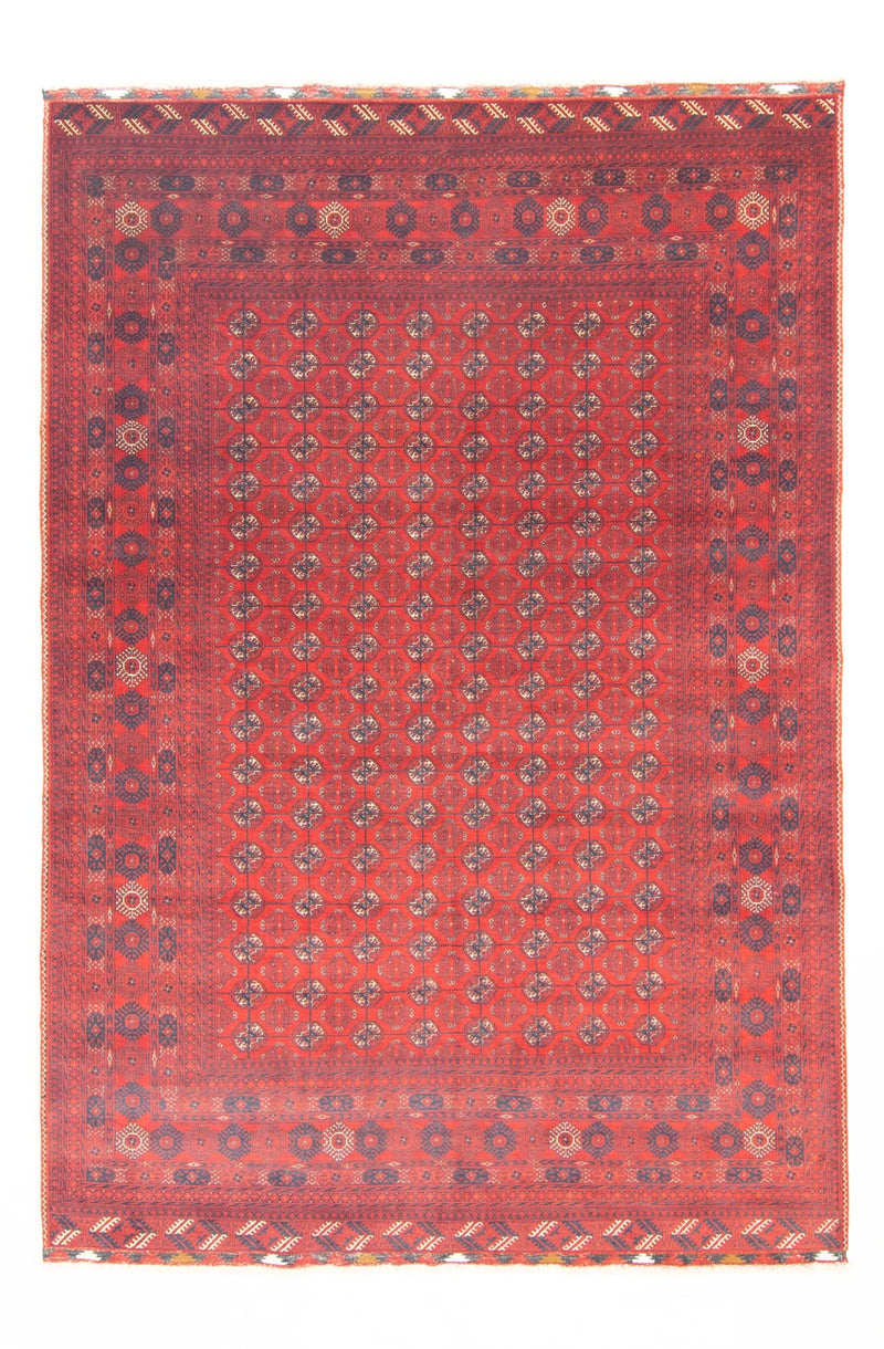 Afghan Rug - Bukhara - 294 x 200 cm - dark red