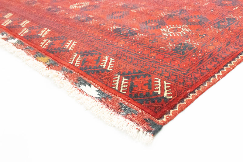 Afghan Rug - Bukhara - 294 x 200 cm - dark red