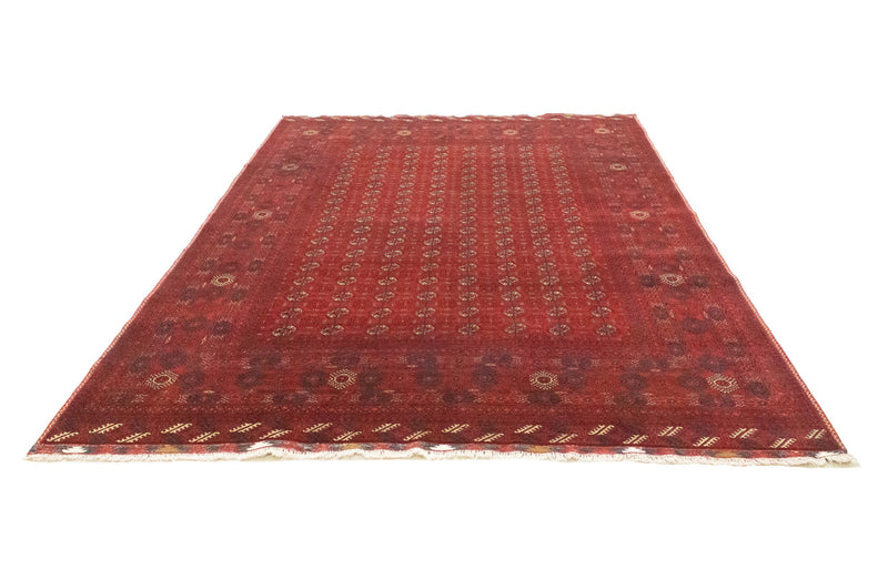 Afghan Rug - Bukhara - 294 x 200 cm - dark red