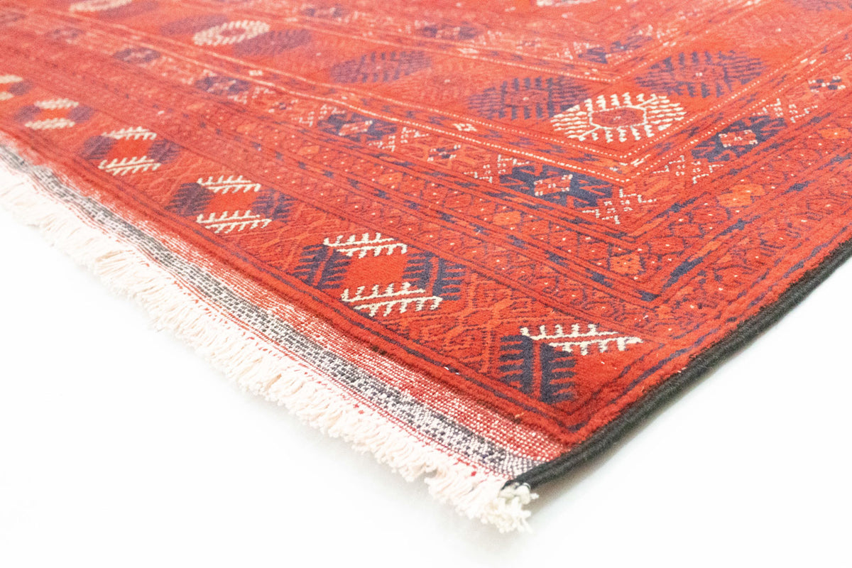 Afghan Rug - Bukhara - 292 x 196 cm - dark red