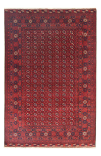 Afghan Rug - Bukhara - 301 x 196 cm - dark red