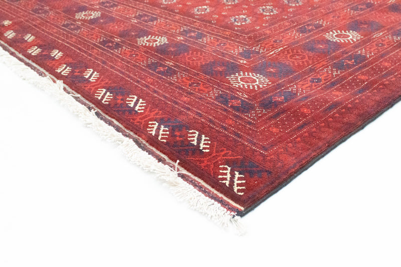 Afghan Rug - Bukhara - 301 x 196 cm - dark red