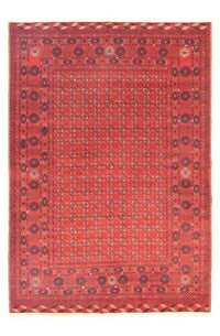 Afghan Rug - Bukhara - 295 x 199 cm - dark red