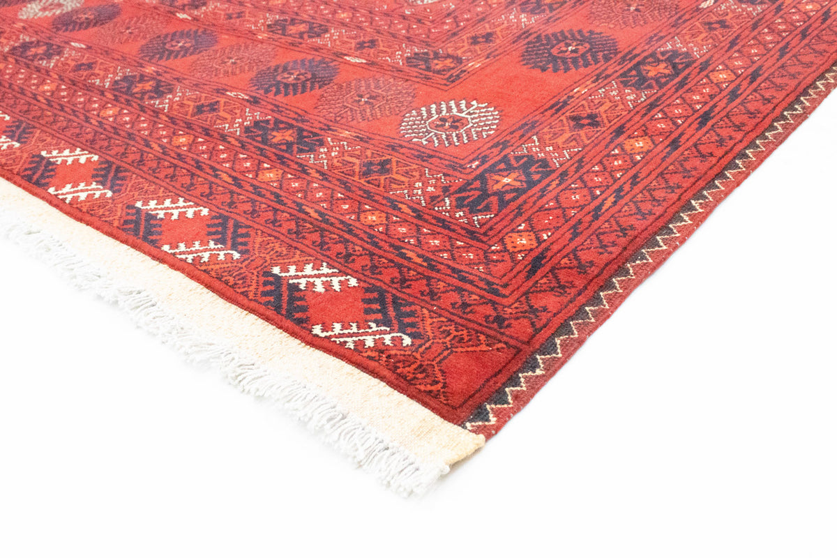 Afghan Rug - Bukhara - 295 x 199 cm - dark red