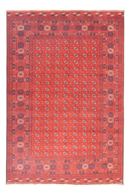 Afghan Rug - Bukhara - 297 x 198 cm - dark red
