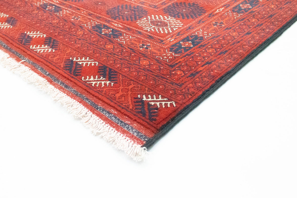 Afghan Rug - Bukhara - 297 x 198 cm - dark red