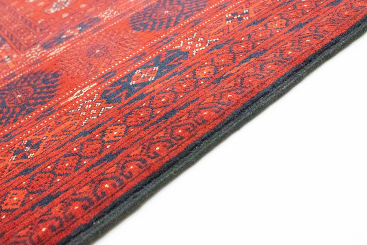 Afghan Rug - Bukhara - 297 x 198 cm - dark red