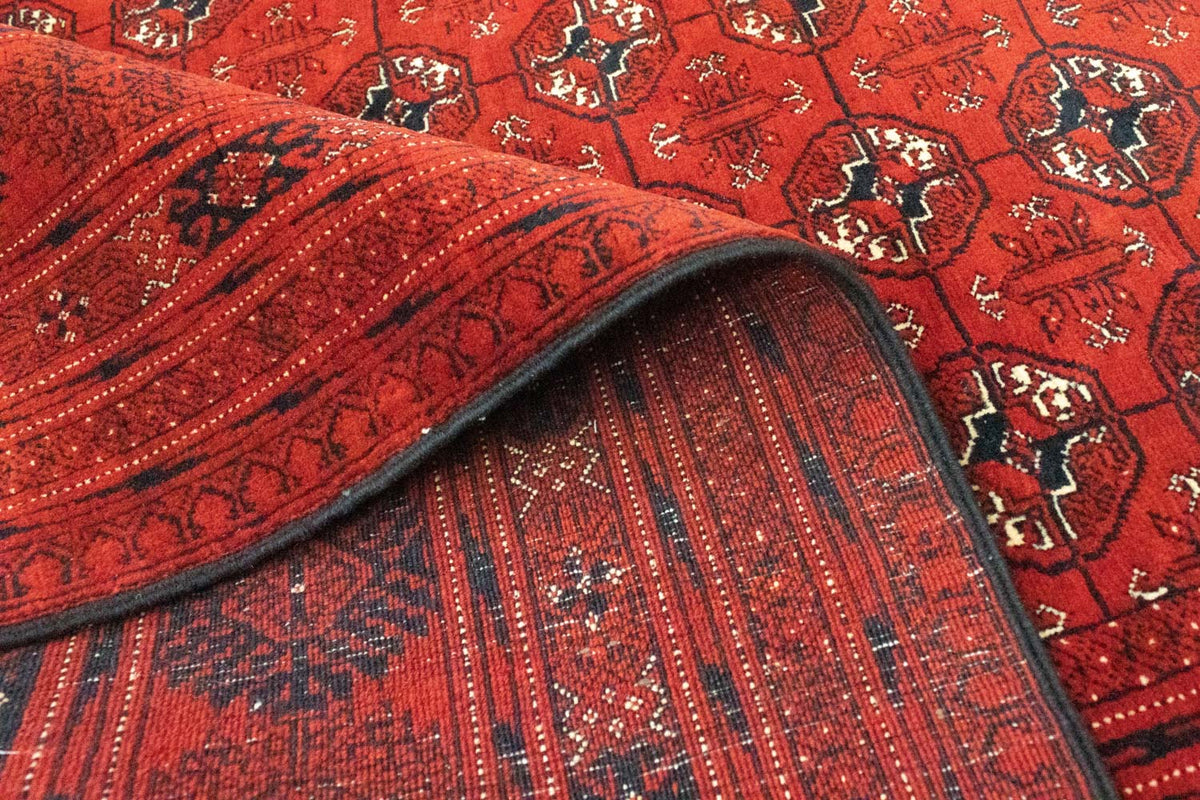 Afghan Rug - Bukhara - 293 x 196 cm - red