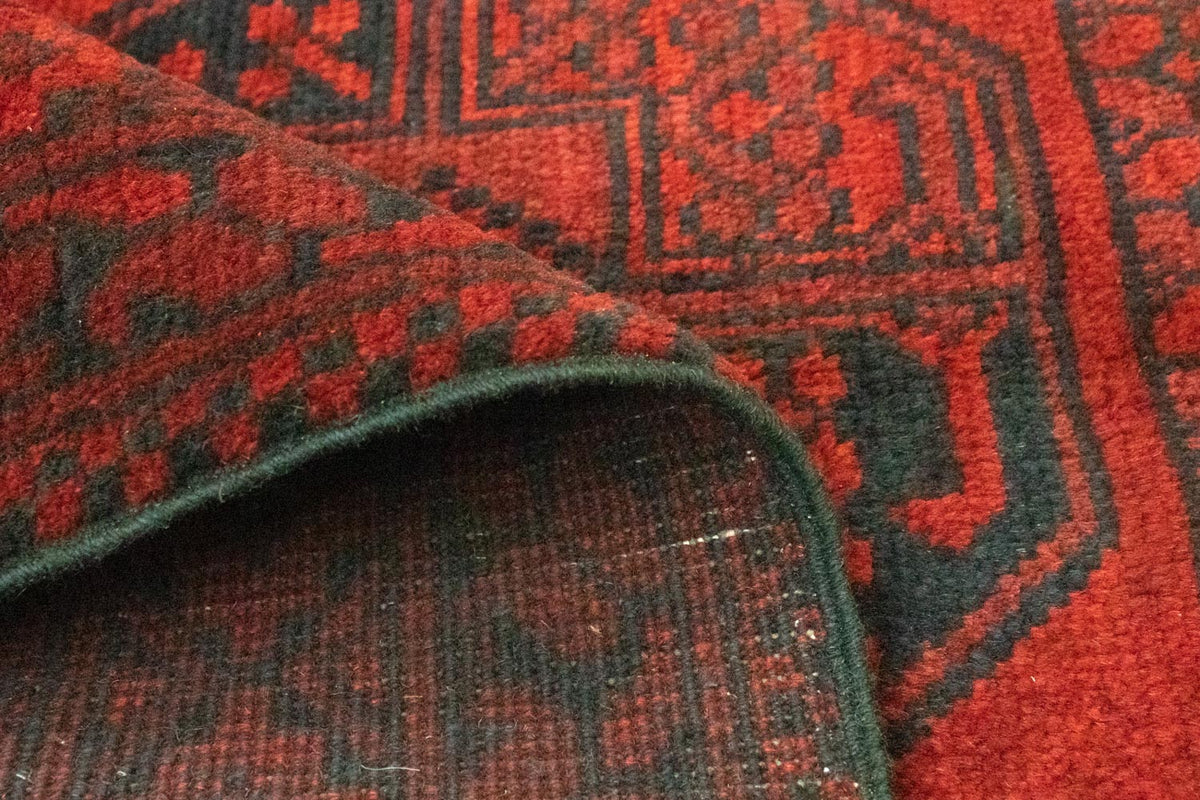 Afghan Rug - Filpa - 145 x 96 cm - red