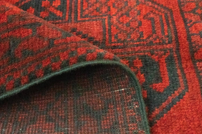 Afghan Rug - Filpa - 145 x 96 cm - red