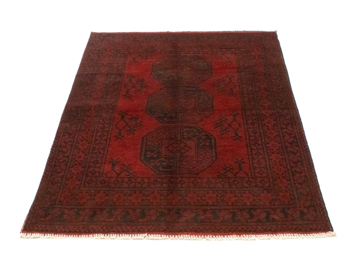 Afghan Rug - Filpa - 145 x 96 cm - red