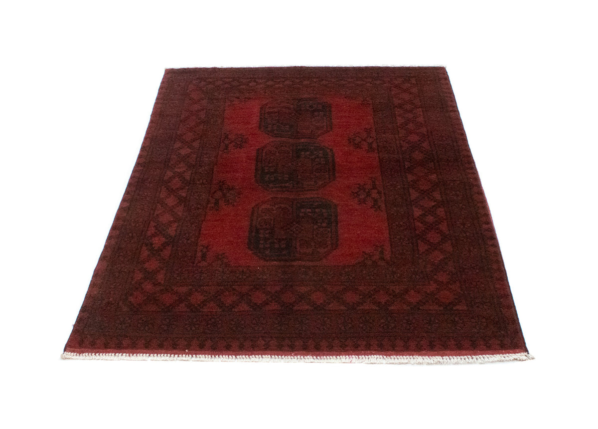 Afghan Rug - Filpa - 139 x 102 cm - red