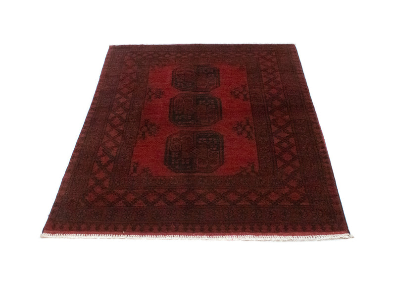 Afghan Rug - Filpa - 139 x 102 cm - red
