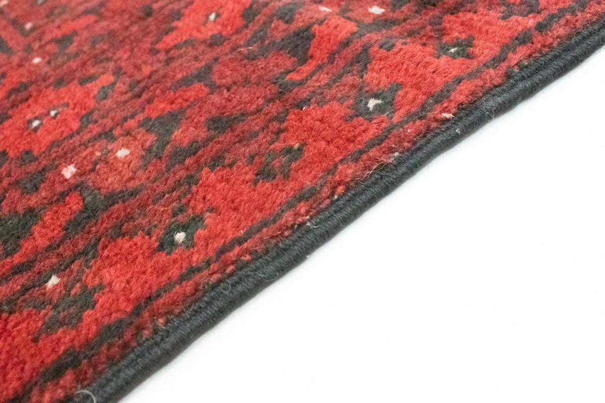 Afghan Rug - Filpa - 145 x 93 cm - red
