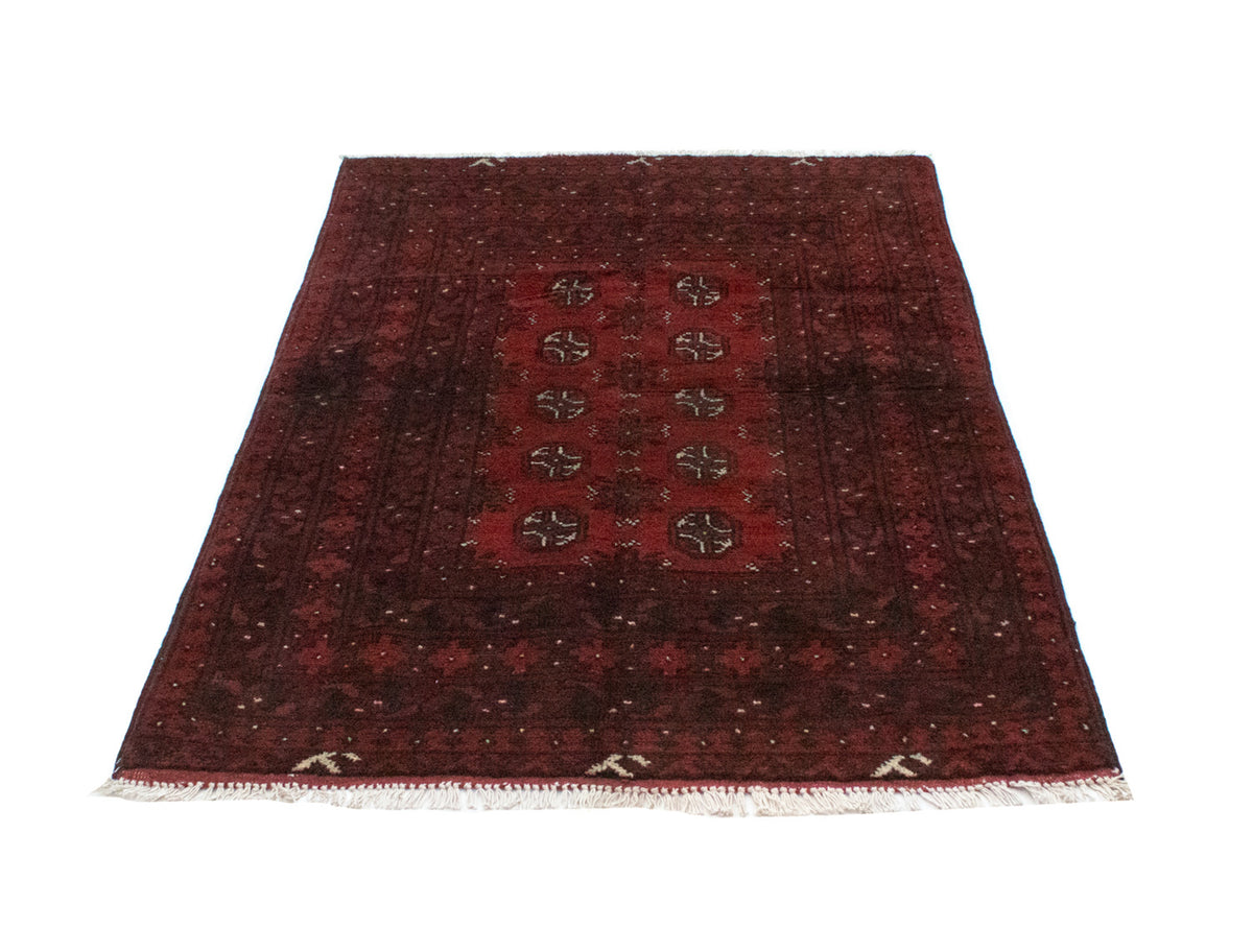 Afghan Rug - Filpa - 145 x 93 cm - red