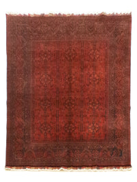 Afghan Rug - Kunduz - 194 x 147 cm - red
