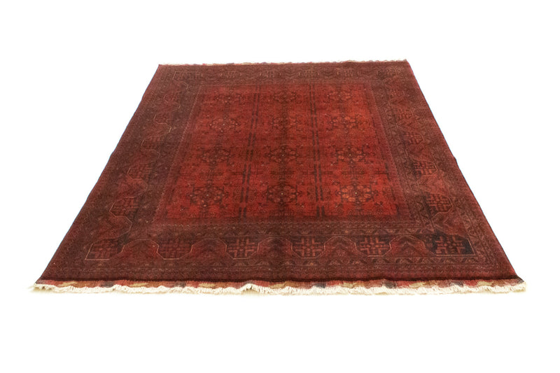 Afghan Rug - Kunduz - 194 x 147 cm - red