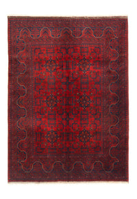 Afghan Rug - Kunduz - 199 x 150 cm - red