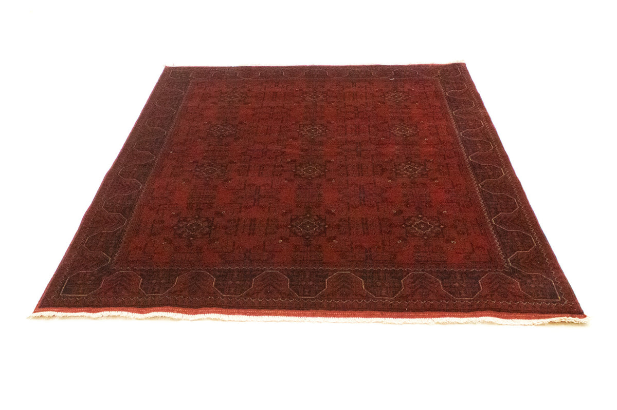 Afghan Rug - Kunduz - 195 x 154 cm - red