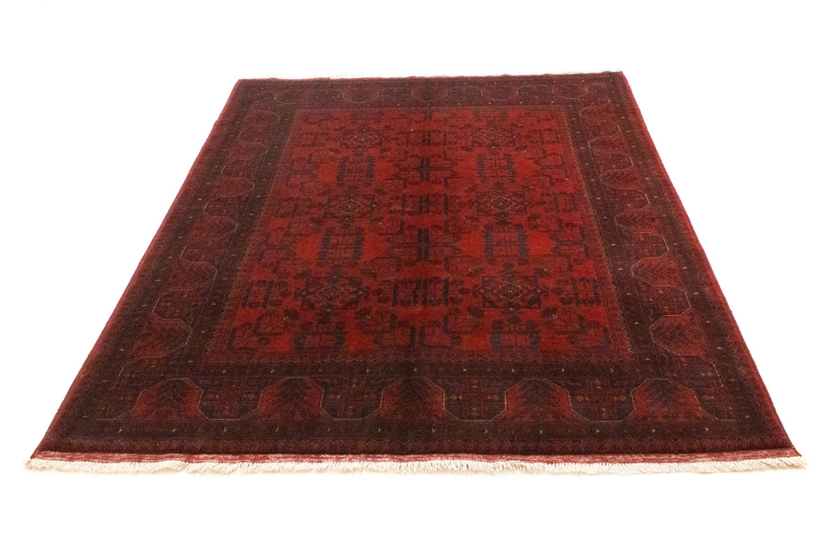 Afghan Rug - Kunduz - 197 x 151 cm - red