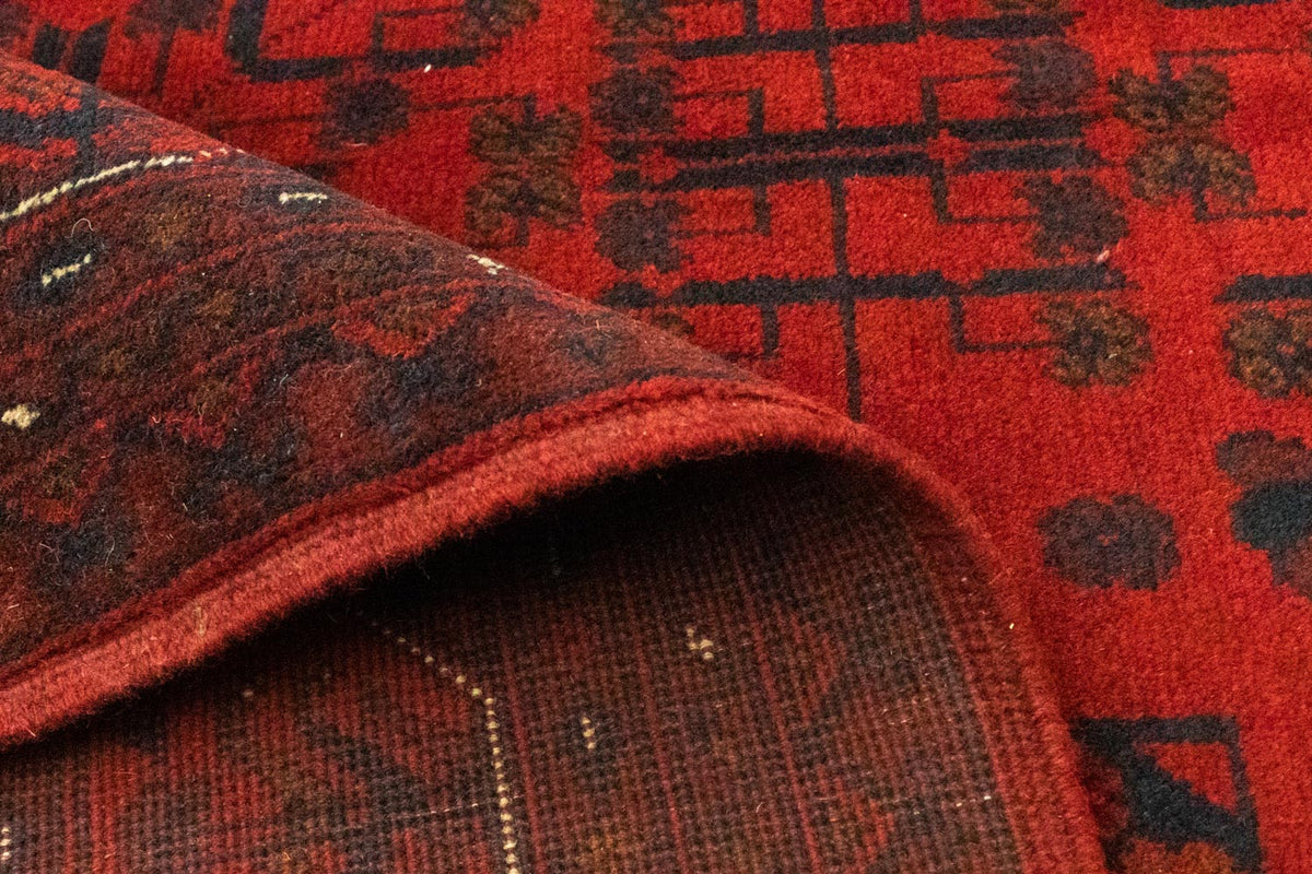 Afghan Rug - Kunduz - 199 x 152 cm - red