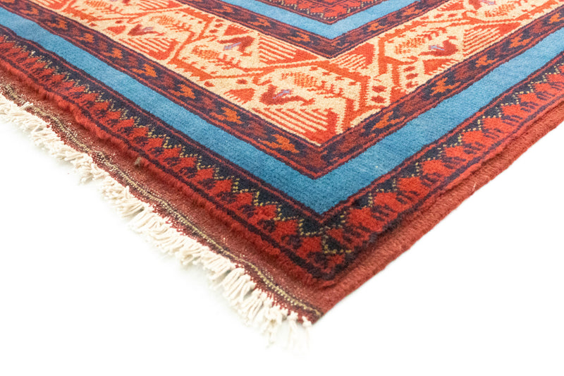 Afghan Rug - Kunduz - 200 x 151 cm - red