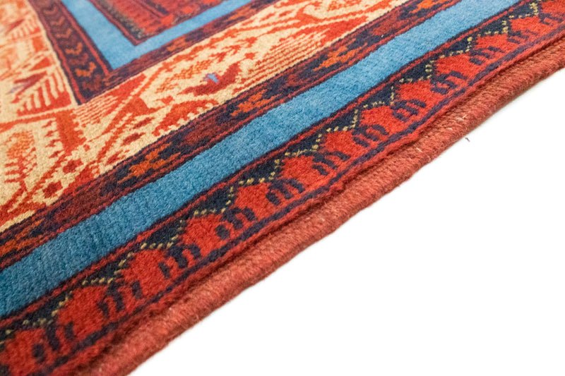 Afghan Rug - Kunduz - 200 x 151 cm - red