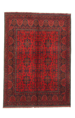 Afghan Rug - Kunduz - 195 x 155 cm - red