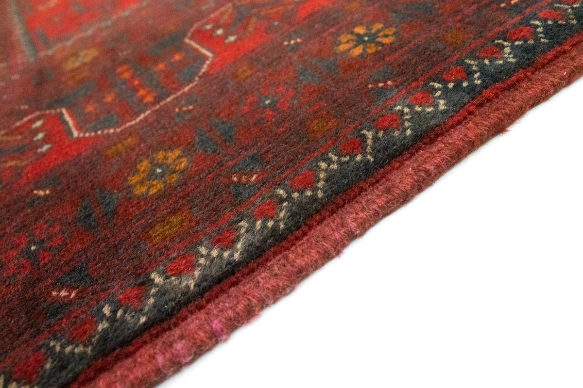 Afghan Rug - Kunduz - 196 x 151 cm - red
