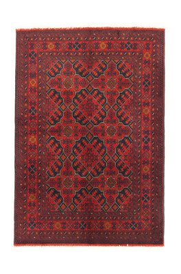 Afghan Rug - Kunduz - 146 x 99 cm - red