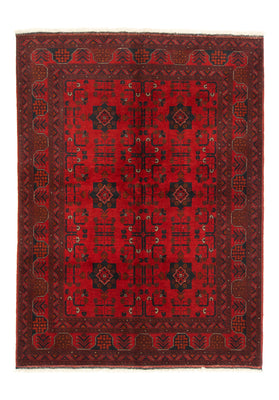 Afghan Rug - Kunduz - 197 x 149 cm - red