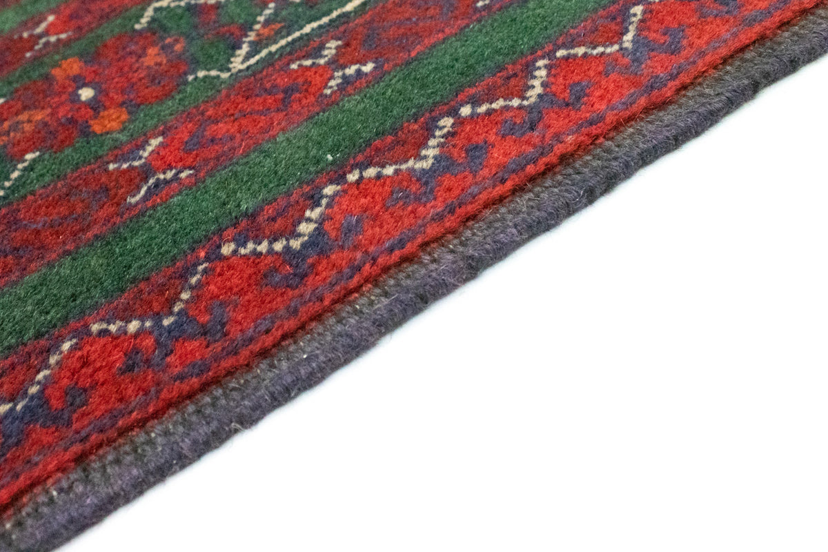Afghan Rug - Kunduz - 190 x 150 cm - red