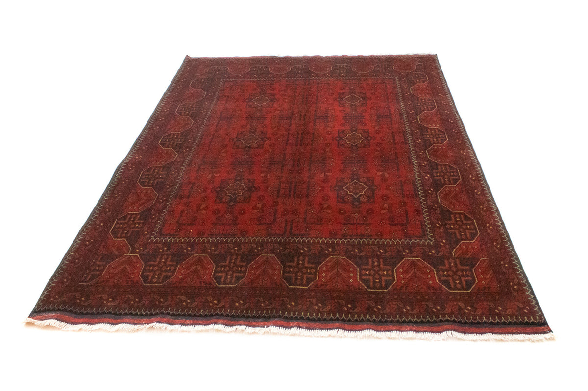 Afghan Rug - Kunduz - 206 x 149 cm - red