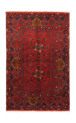 Afghan Rug - Kunduz - 154 x 100 cm - red