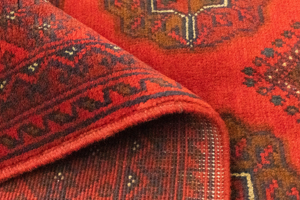 Afghan Rug - Kunduz - 151 x 102 cm - red