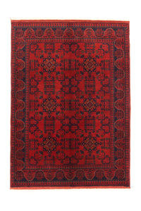 Afghan Rug - Kunduz - 147 x 105 cm - red