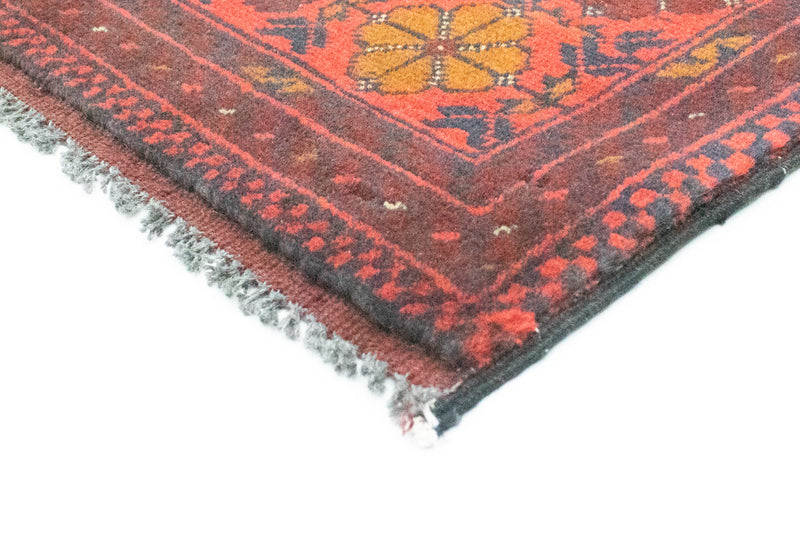 Afghan Rug - Kunduz - 145 x 98 cm - red