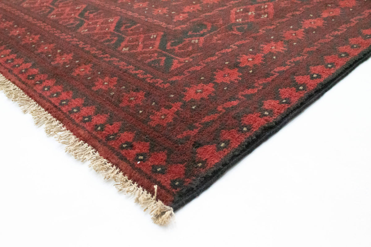Afghan Rug - Filpa - 390 x 302 cm - dark red