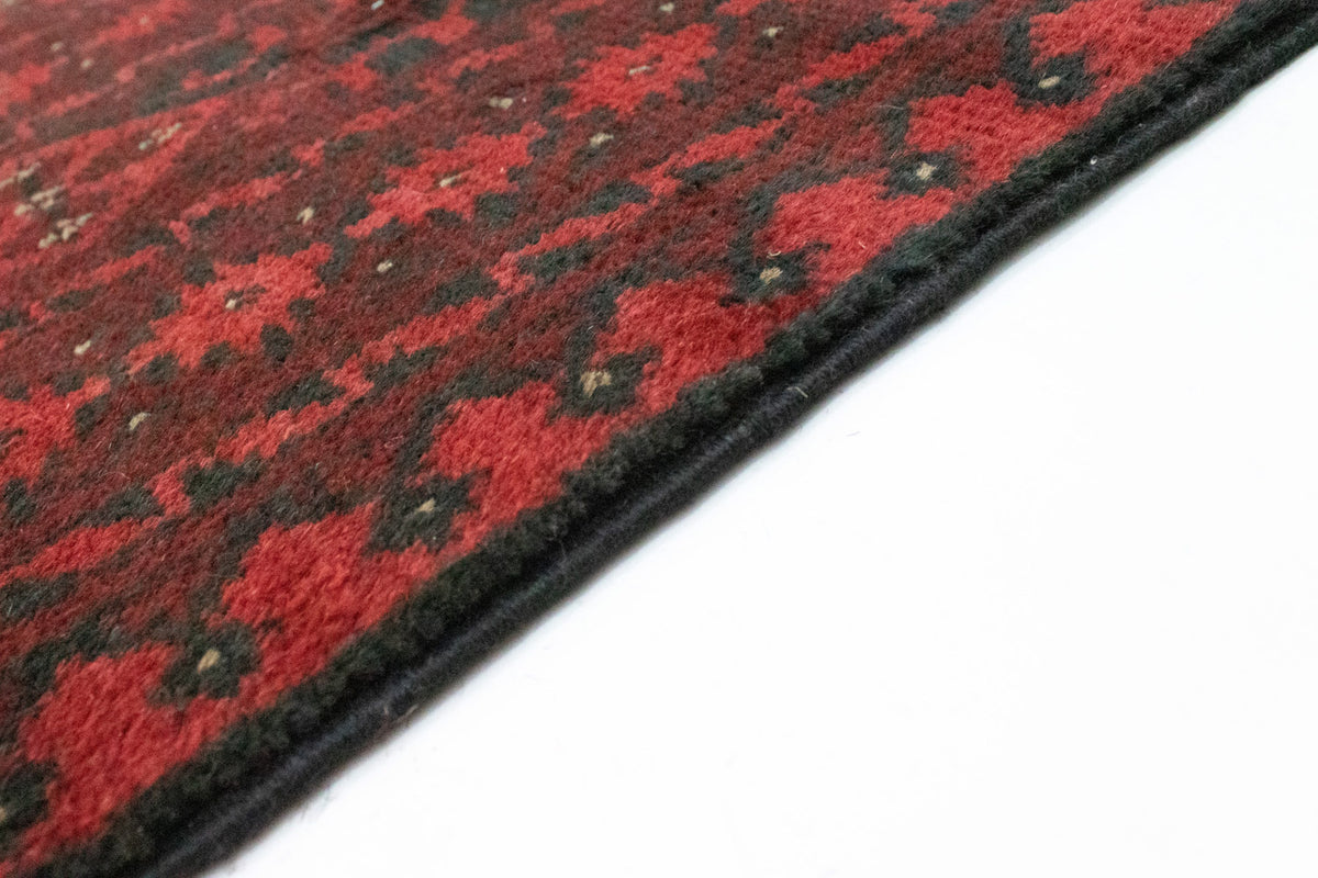 Afghan Rug - Filpa - 390 x 302 cm - dark red