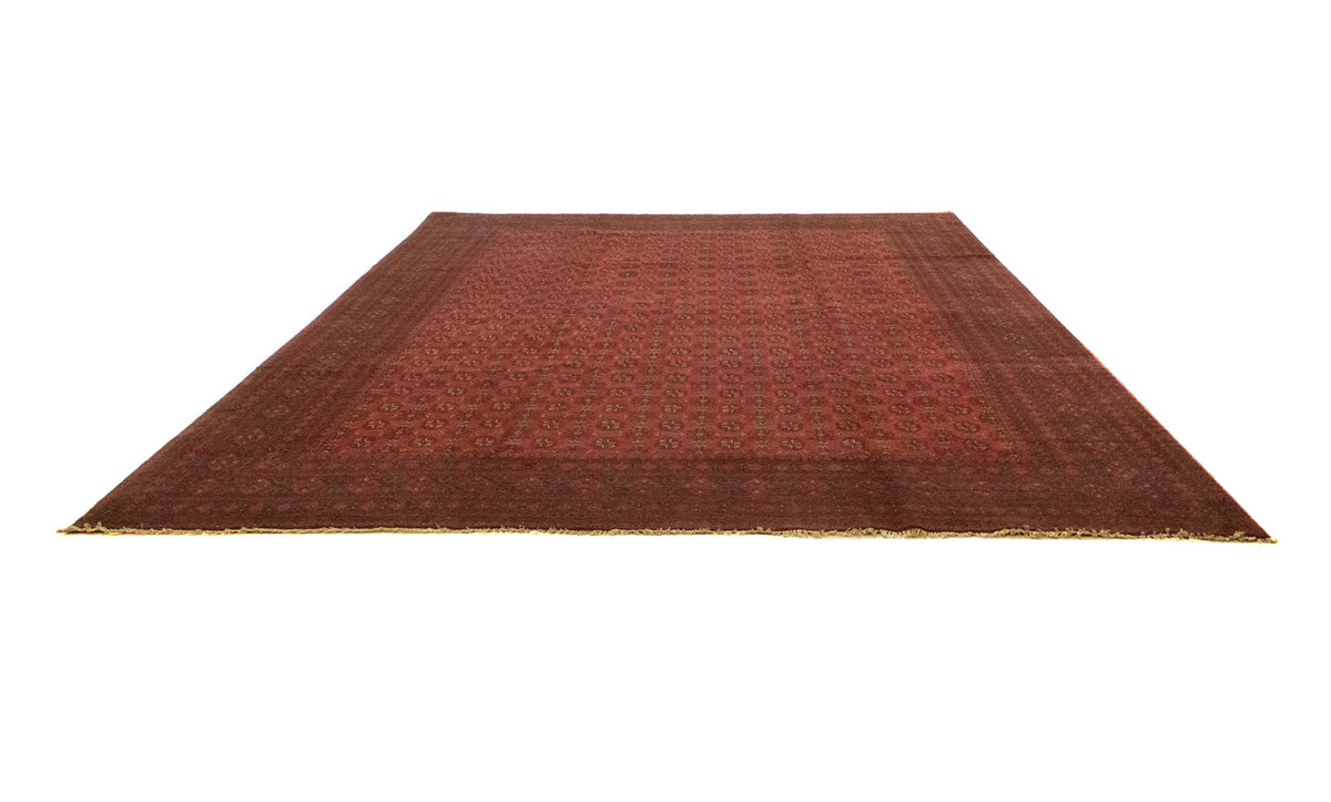 Afghan Rug - Filpa - 390 x 302 cm - dark red