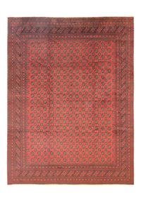 Afghan Rug - Filpa - 391 x 299 cm - dark red
