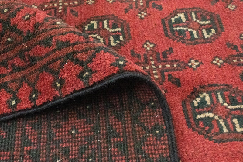 Afghan Rug - Filpa - 391 x 299 cm - dark red