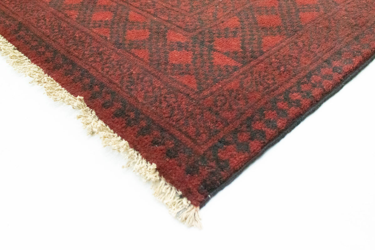 Afghan Rug - Filpa - 345 x 256 cm - dark red